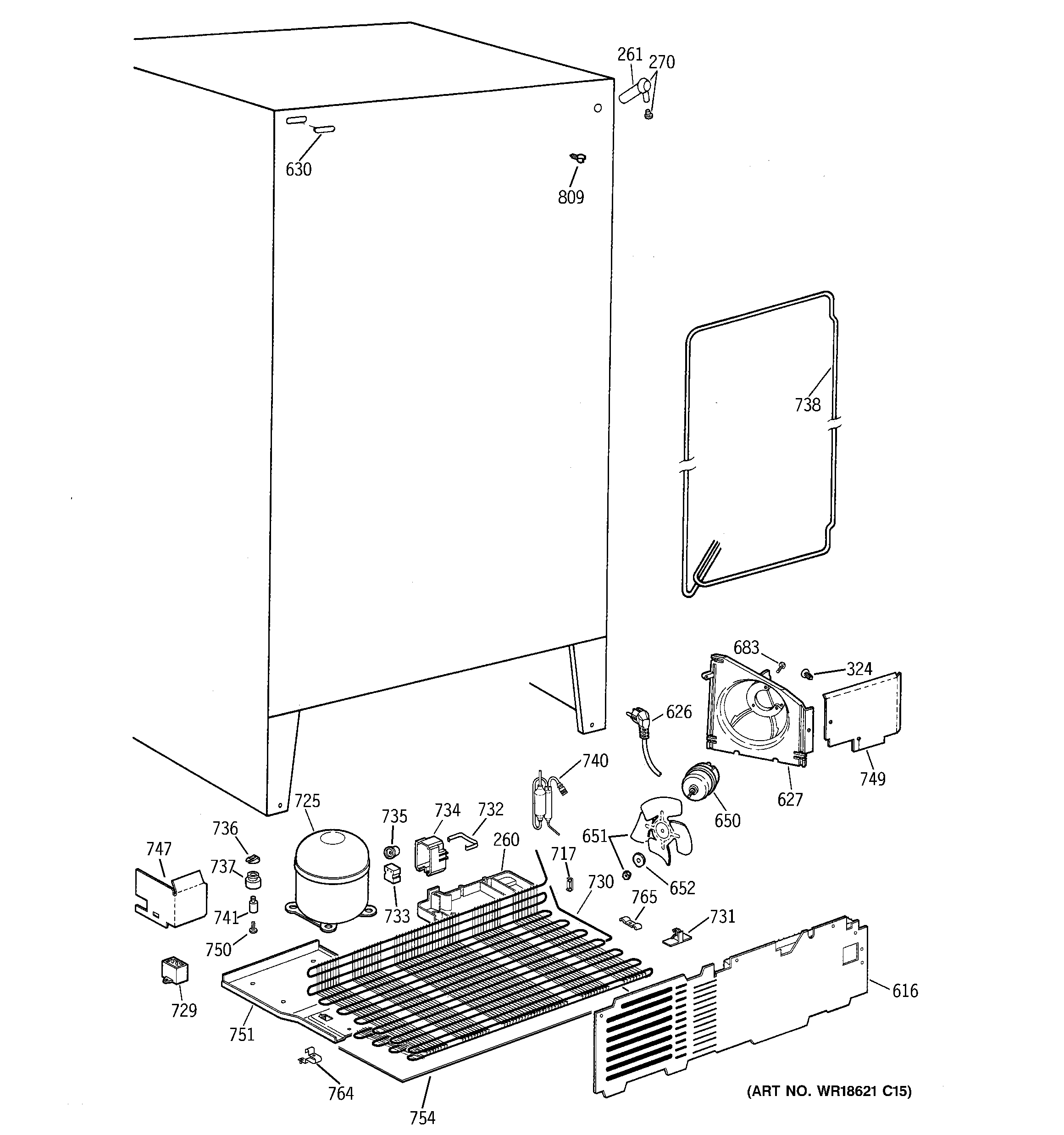 GE MST20GABEWW unit parts diagram