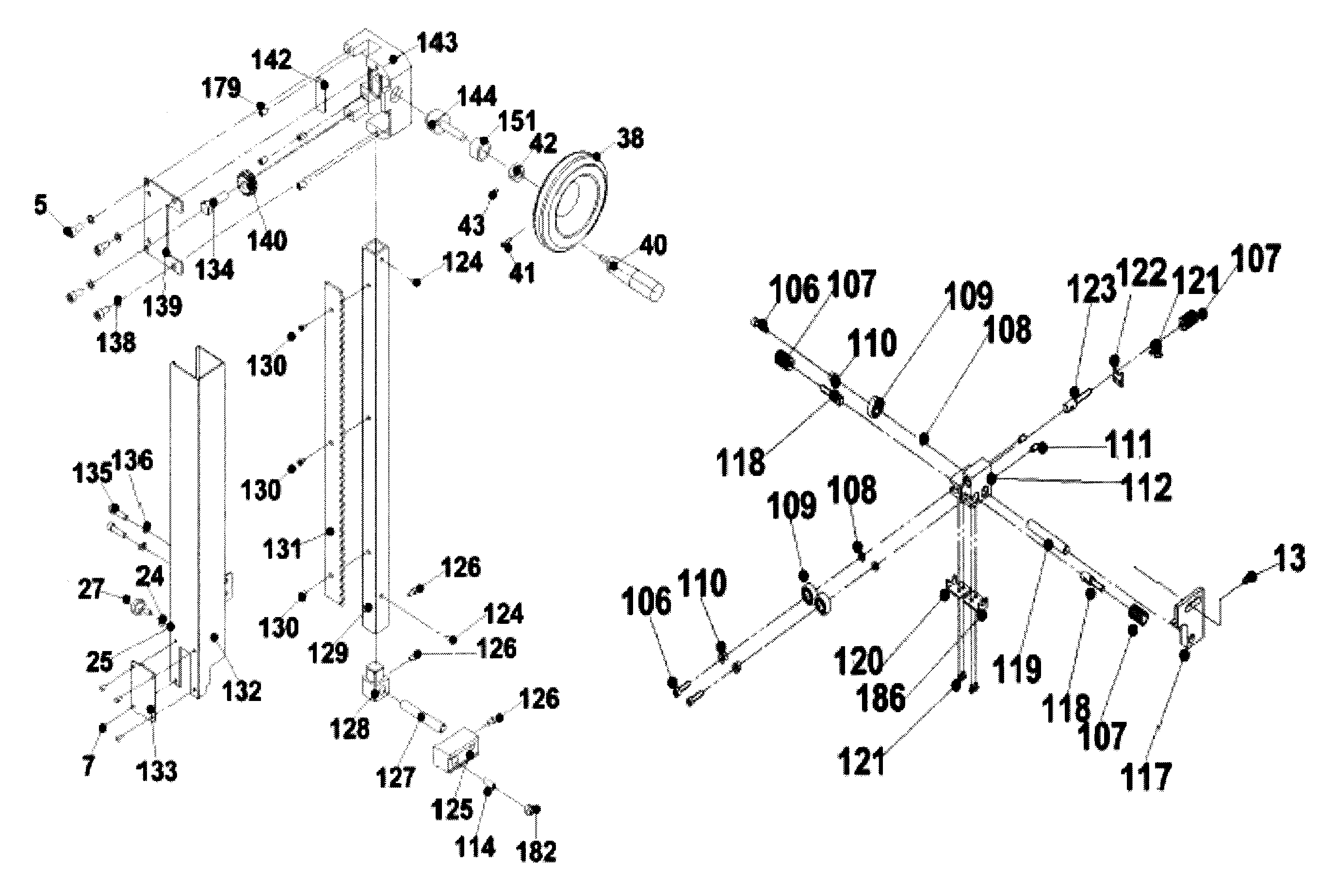 Rikon 10-325 adjustment assy diagram