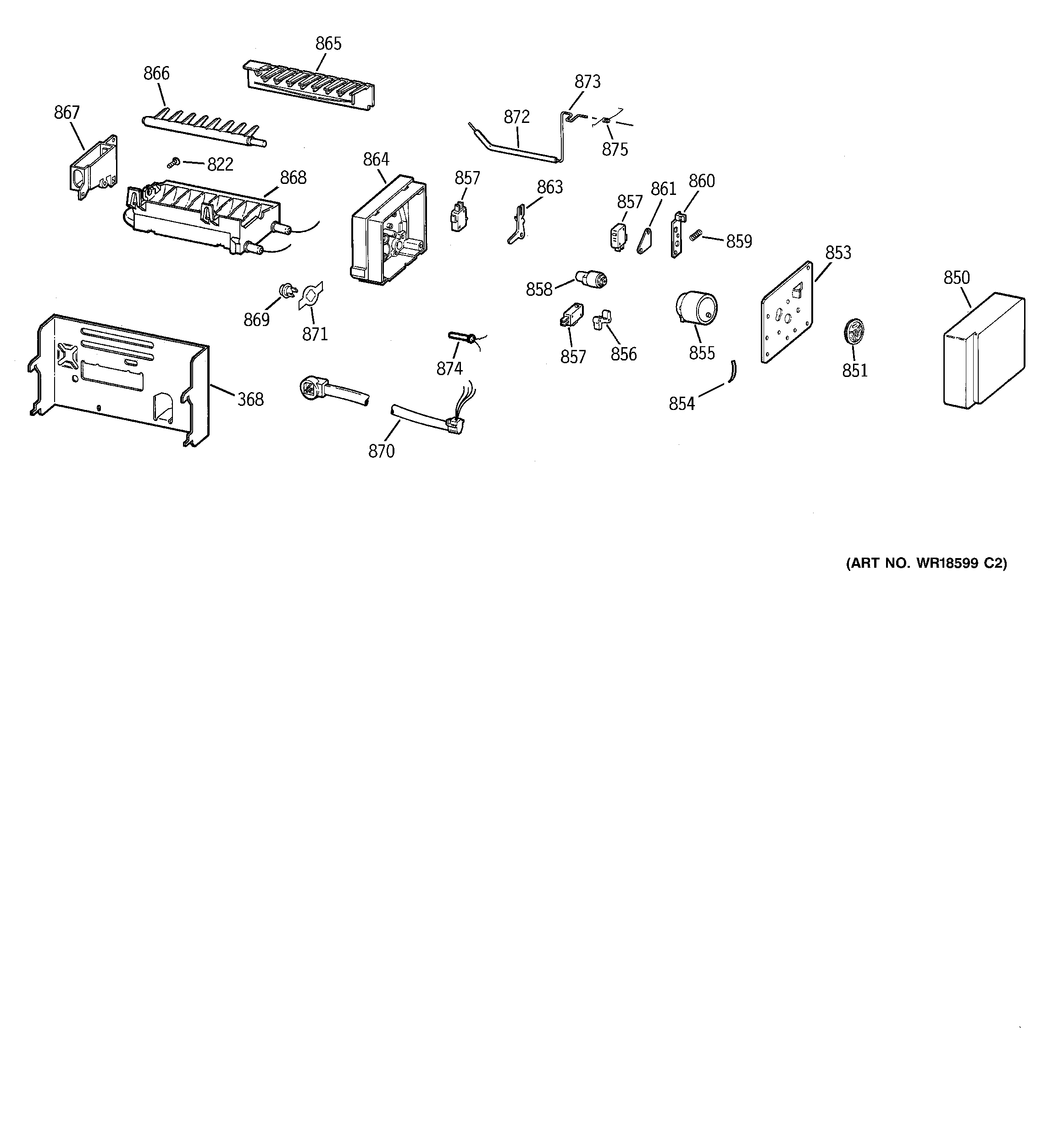 GE MSK28DHDAAA icemaker wr30x0331 diagram