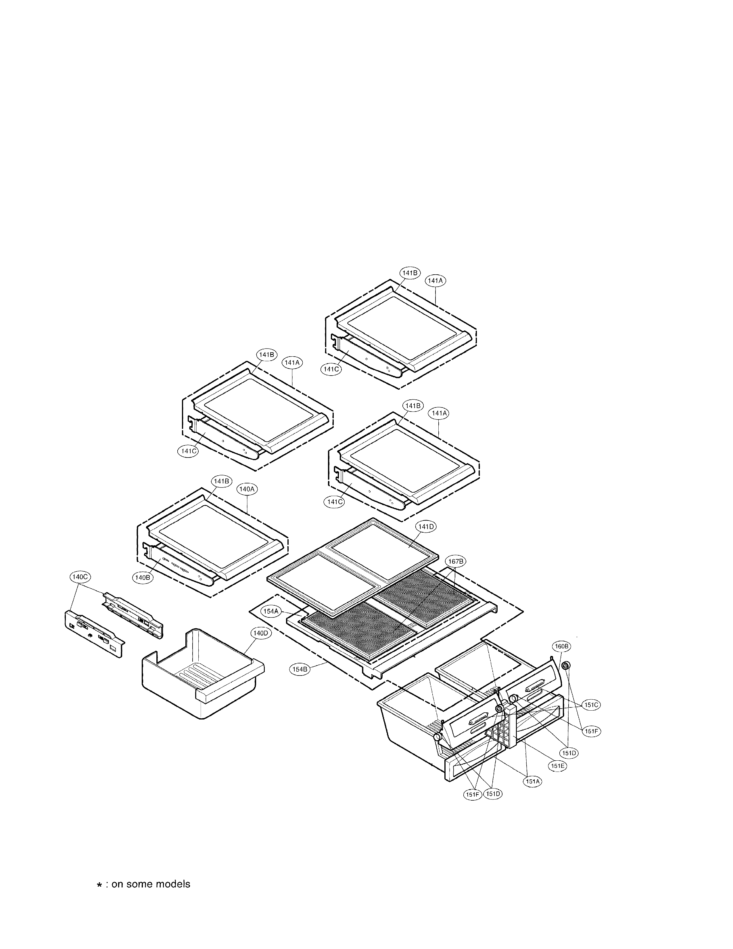 LG LFX25960TT/00 refrigerator parts diagram