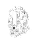 LG LRFC22750WW case parts diagram
