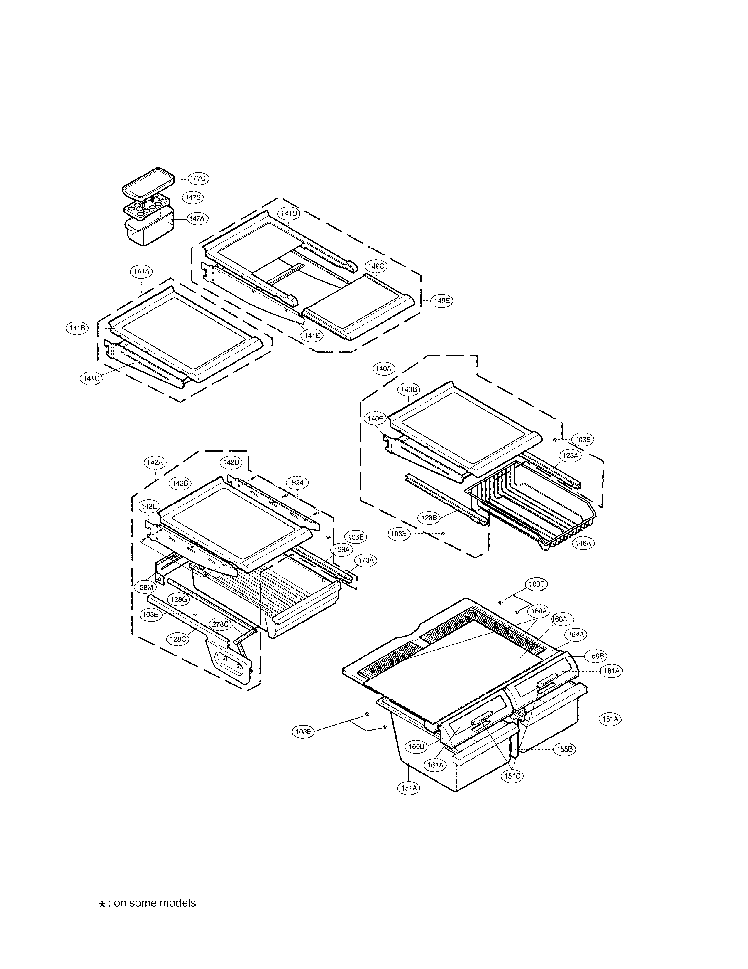 LG LRFC22750WW refrigerator parts diagram