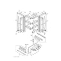 LG LRFC22750WW door parts diagram