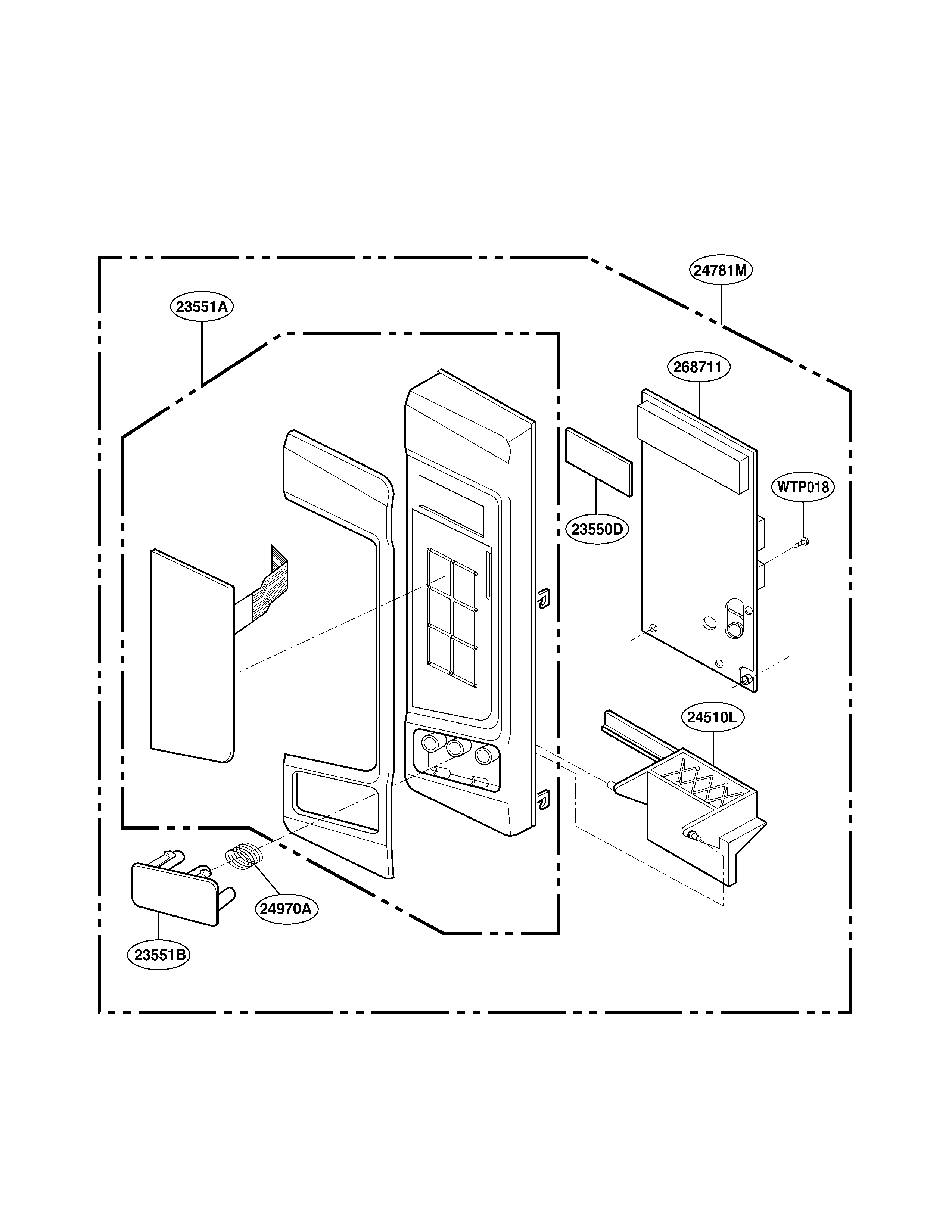 LG LRM2060ST controller parts diagram