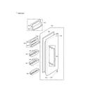 LG LRSC26941ST refrigerator door parts diagram
