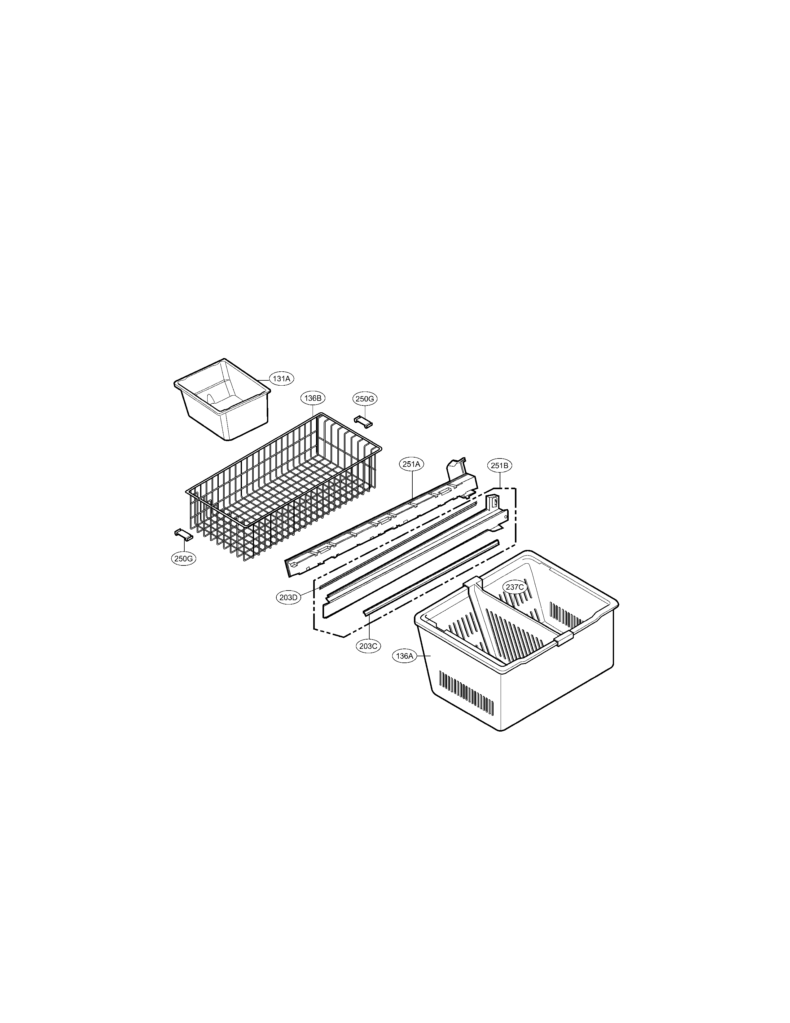 LG LMX25985SB/01 freezer parts diagram