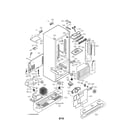LG LRBN20510WW case parts diagram