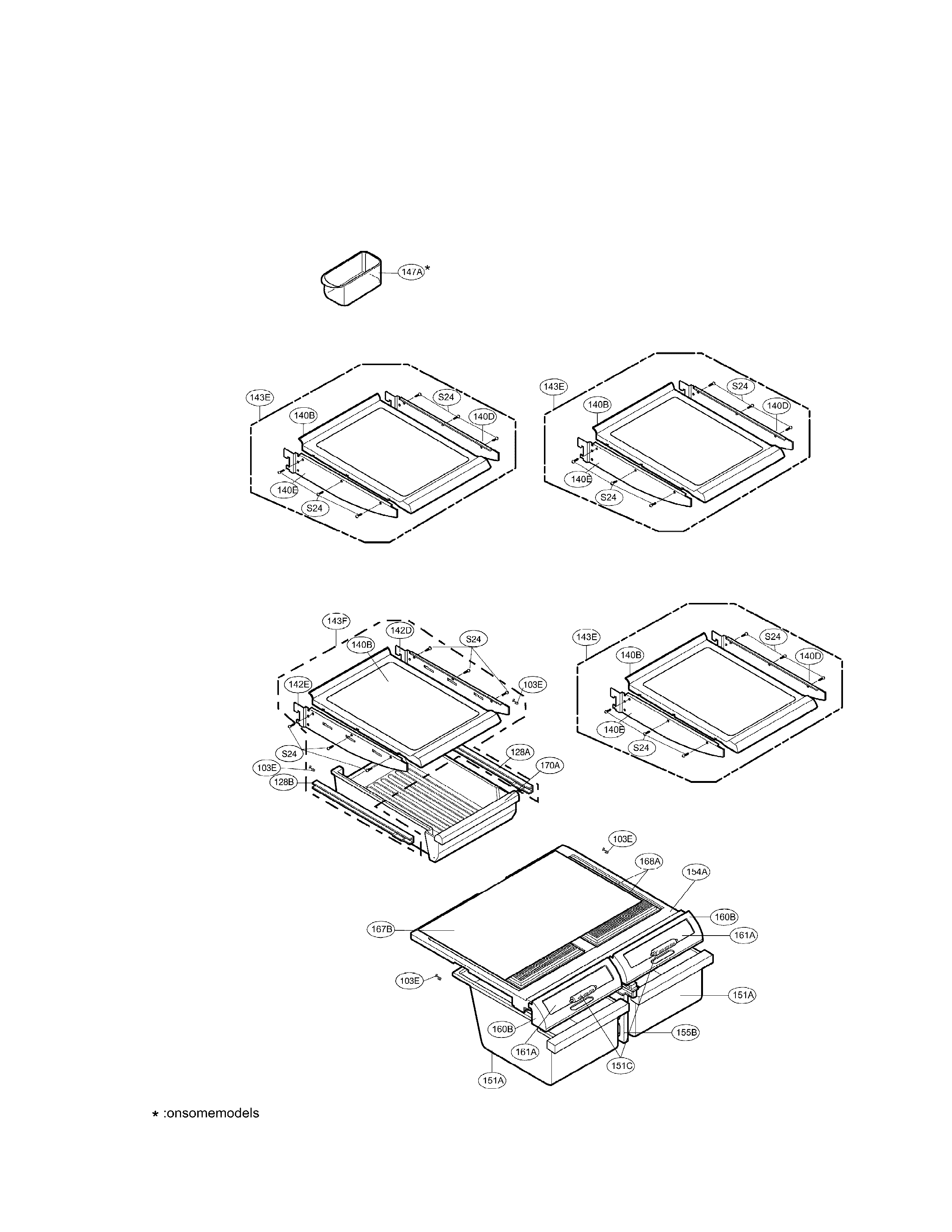 LG LRBN20520WW refrigerator parts (better) diagram