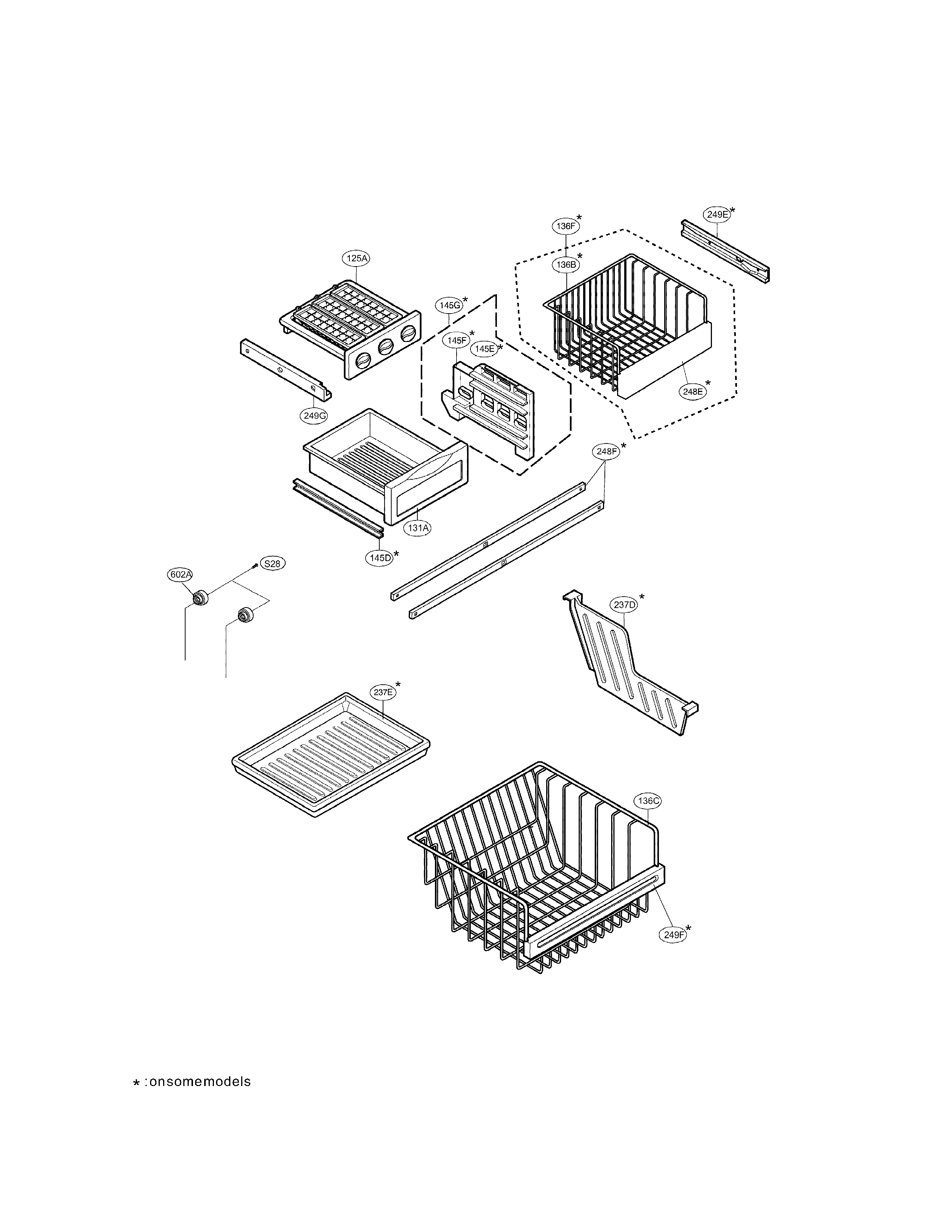 LG LRBN22520WW freezer parts diagram