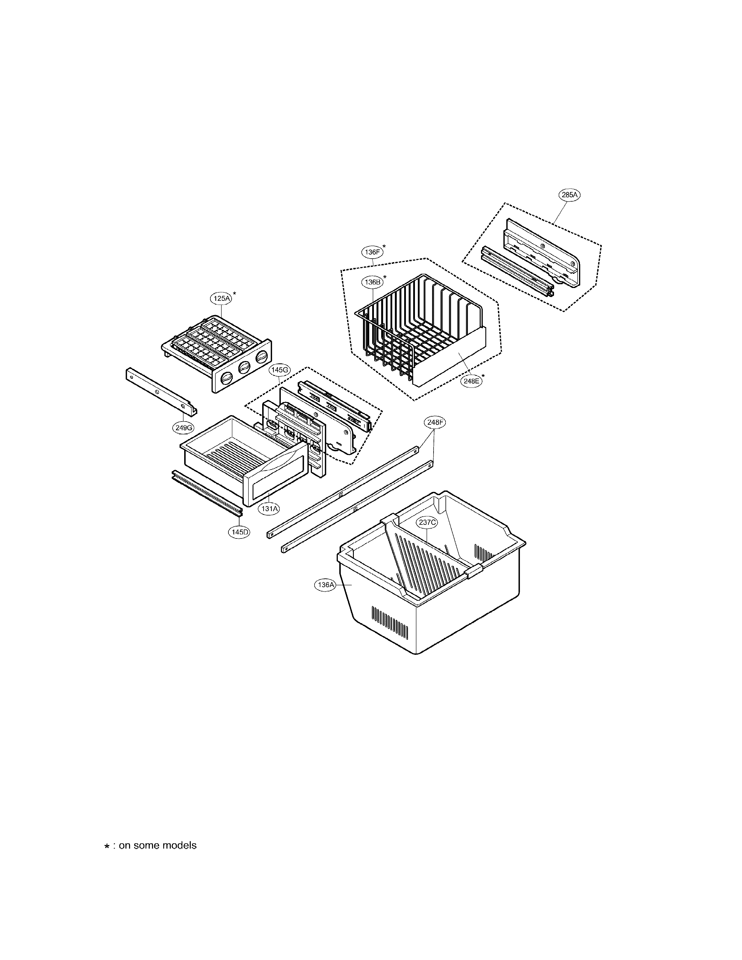 LG LRDC22744TT freezer parts diagram