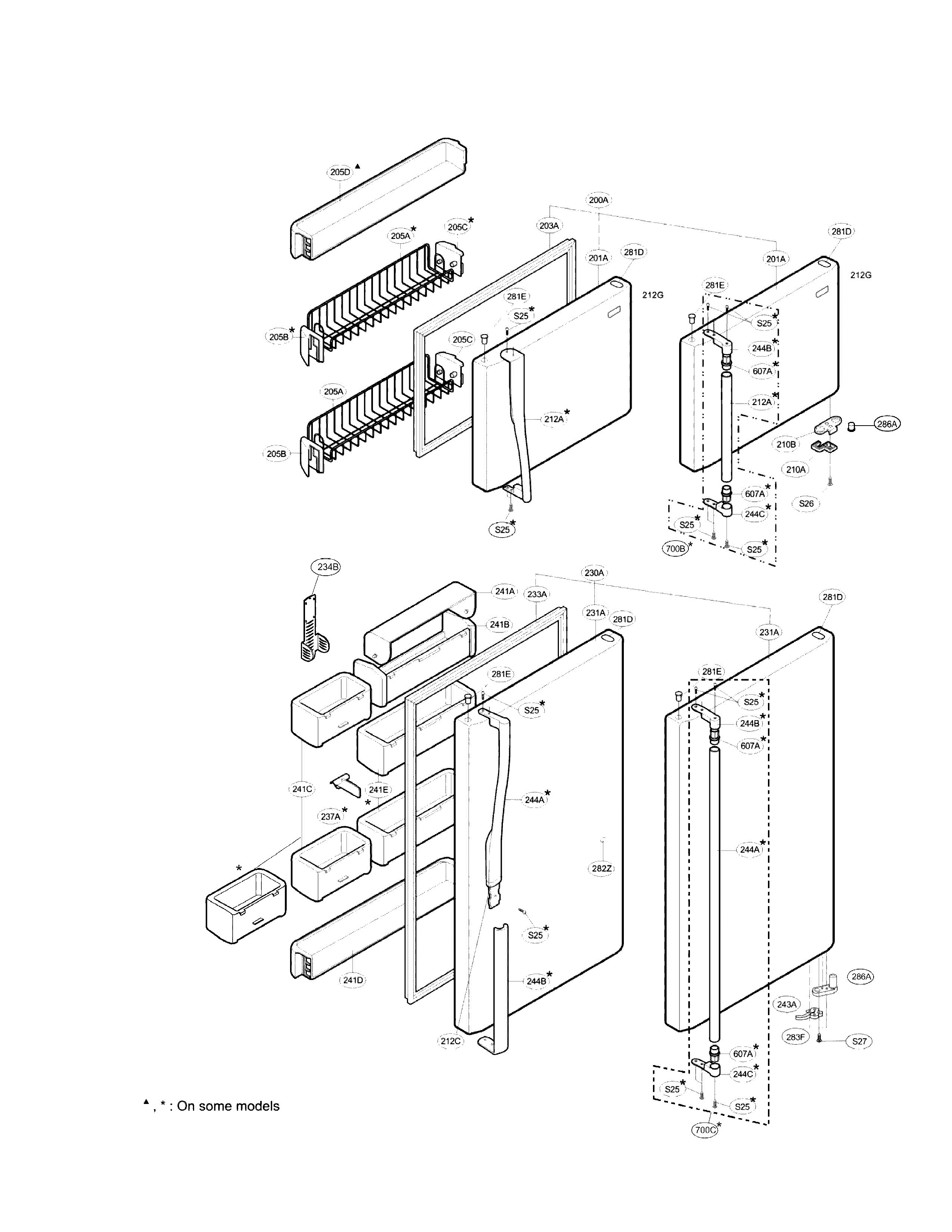 LG LRTN19320BQ door parts diagram