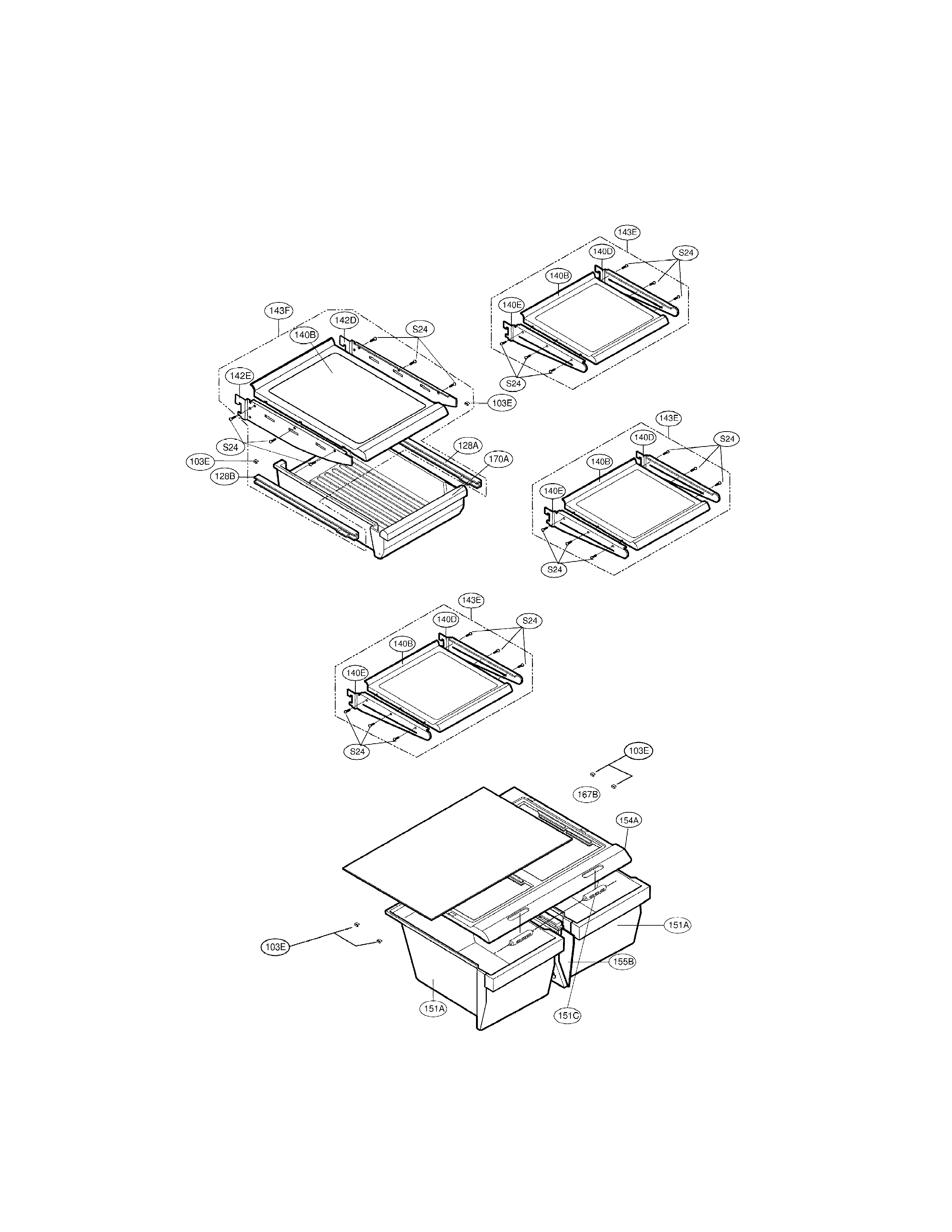 LG LRTN22311TT refrigerator parts diagram