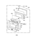 LG LCRM1240SB01 door parts diagram