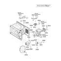 LG LCRM1240SB01 oven interior parts (i) diagram