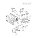 LG LCRM1240SB01 oven interior parts (ii) diagram