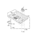 LG LCRM1240SB01 base plate parts diagram