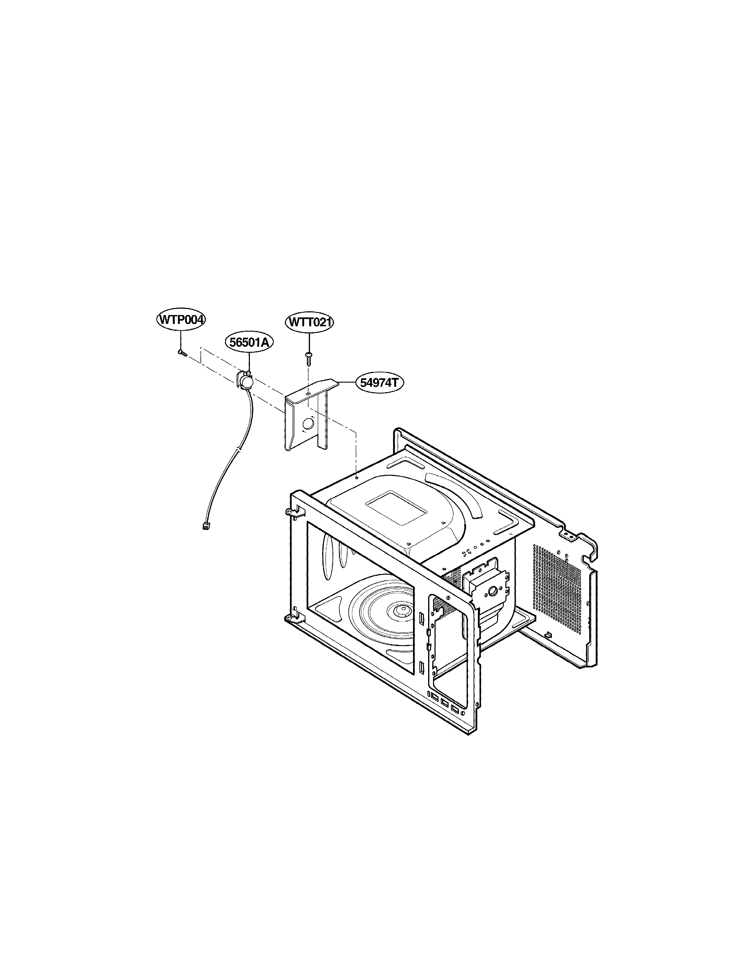 LG LCRM1240ST01 sensor parts diagram