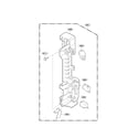 LG LMVH1750SB/00 latch board parts diagram