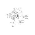 LG LTRM1240SW oven cavity parts diagram