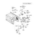 LG LTRM1240SW oven interior parts (ii) diagram