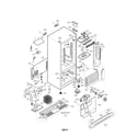 LG LRBC20512TT case parts diagram