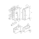 LG LRBC20512TT door parts diagram
