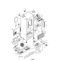 LG LFC23760SB/02 case parts diagram
