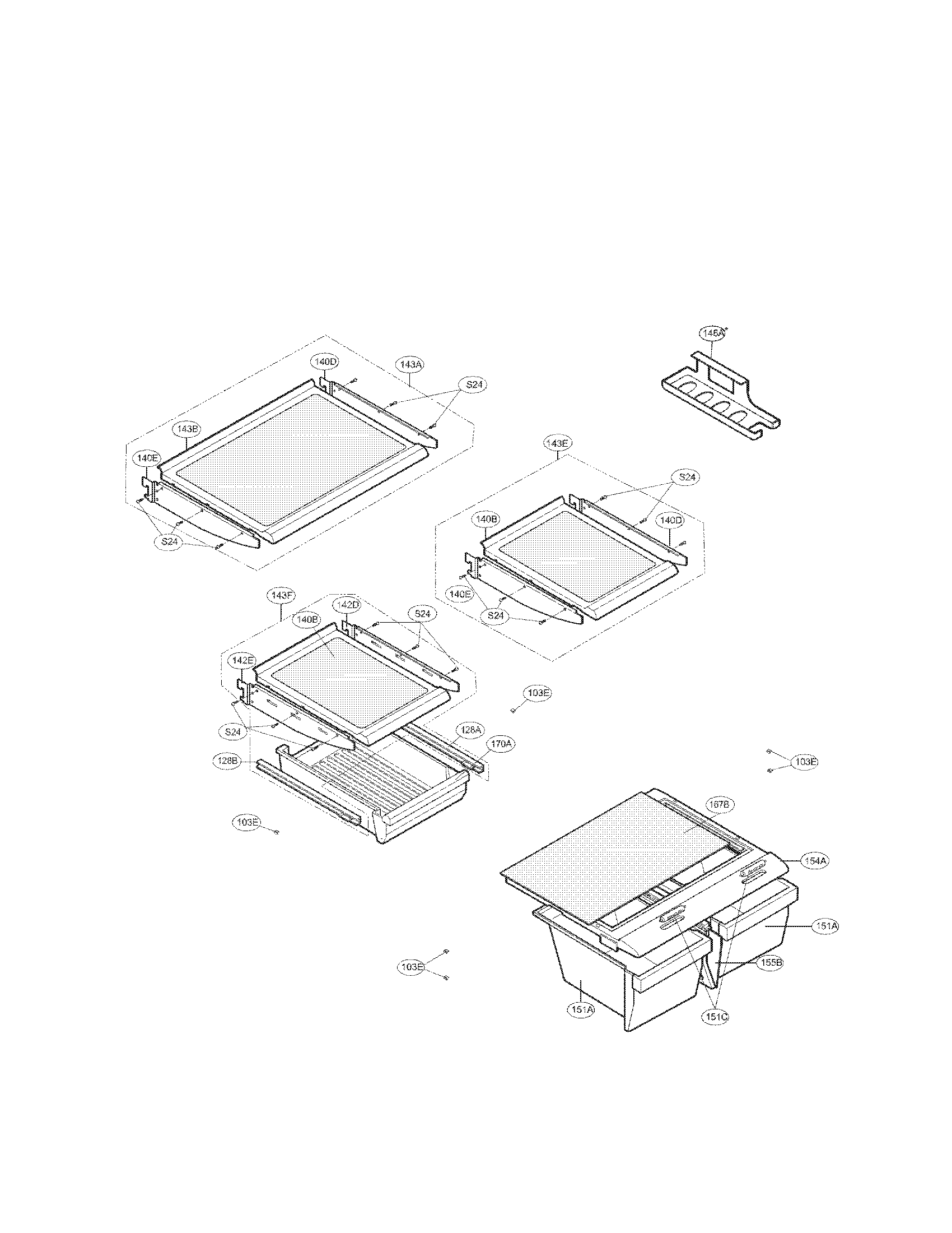 Kenmore 79565009402 refrigerator parts diagram