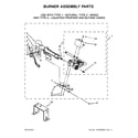Maytag 7MMGDC300DW3 burner assembly parts diagram