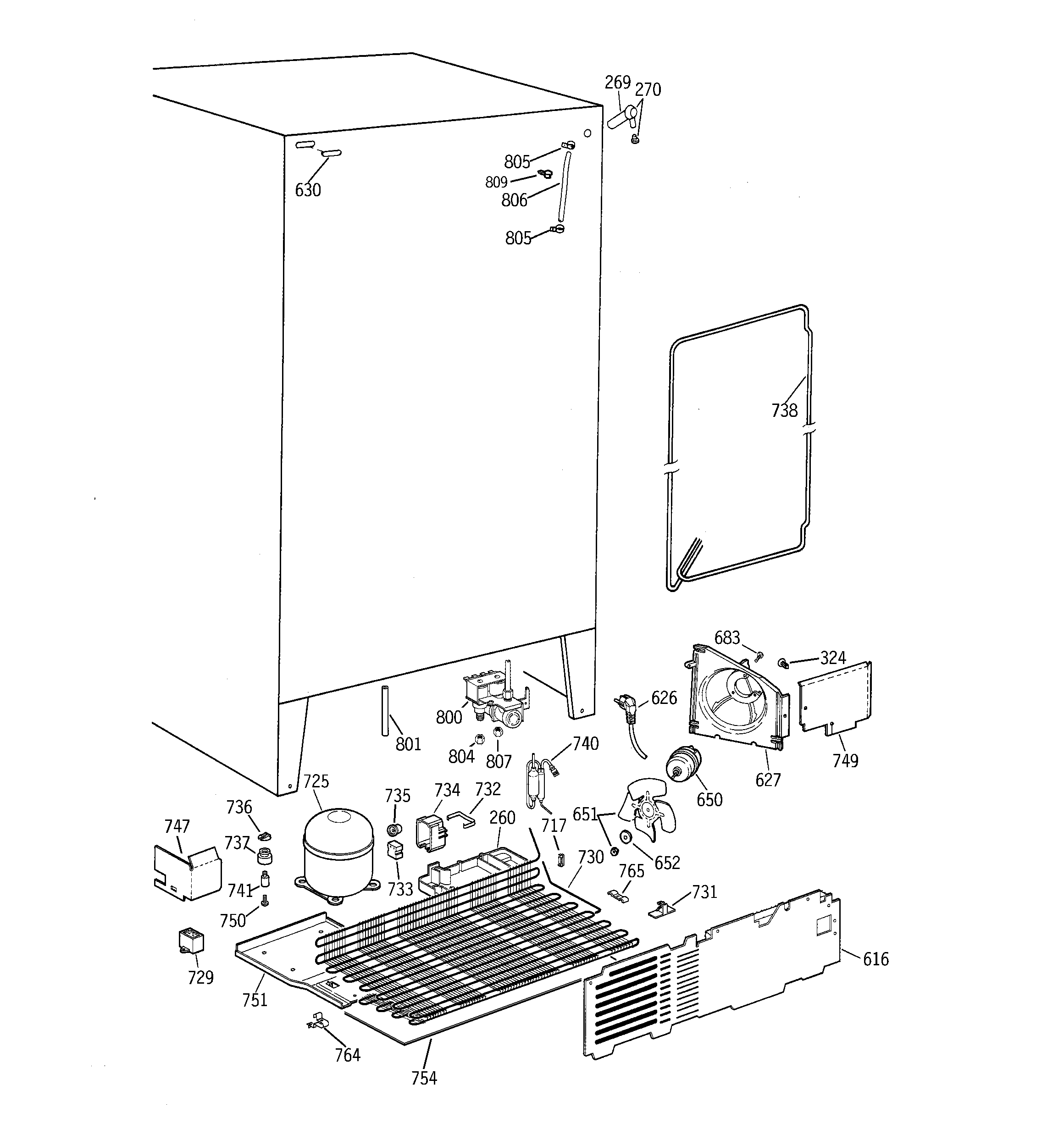 GE MSZ20GWBCWW unit parts diagram