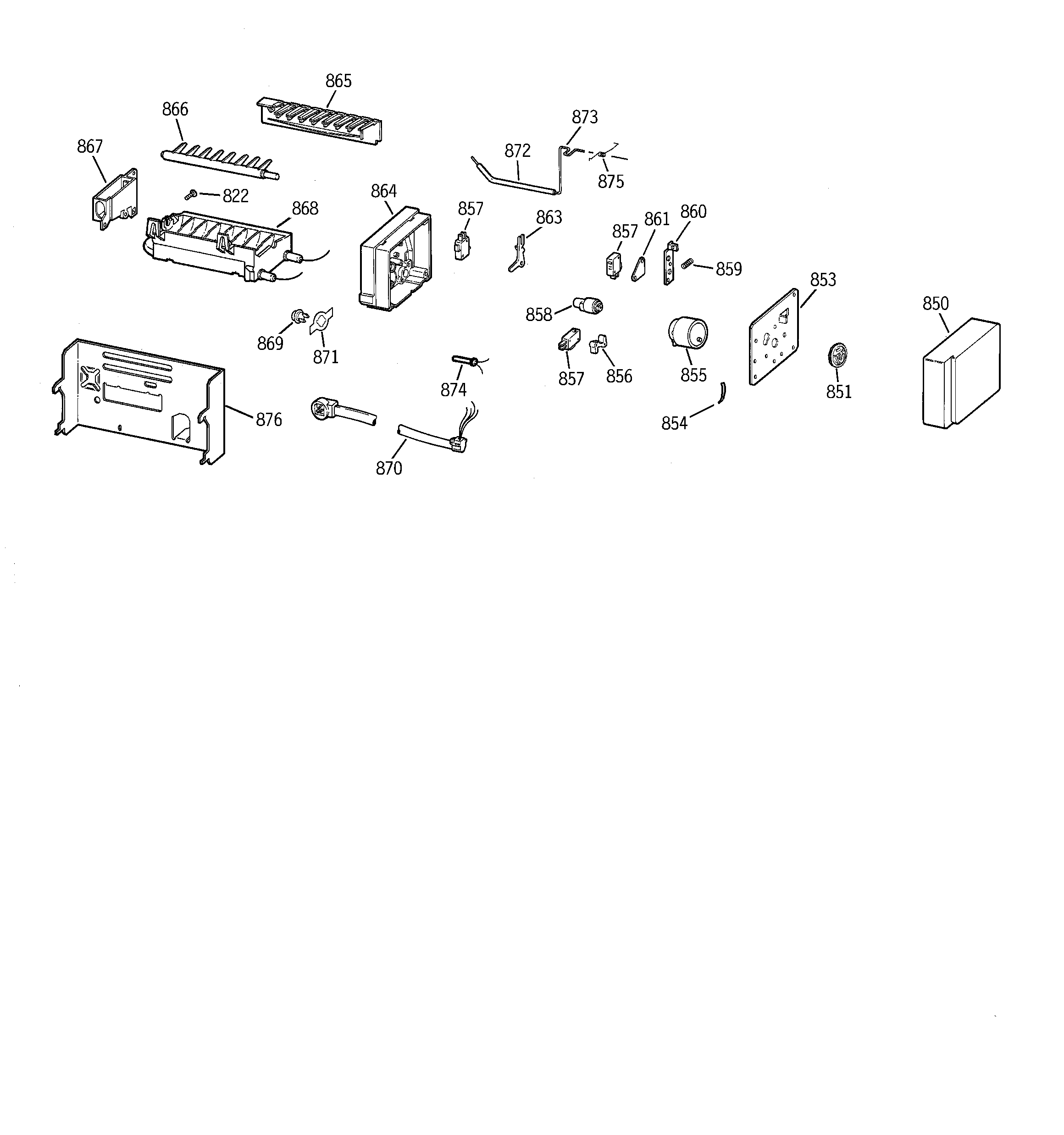 GE MSK30DHBBAA icemaker wr30x0331 diagram
