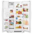 20" Cubic Foot Side-By-Side Conventional Refrigerator with Ice & Water logo